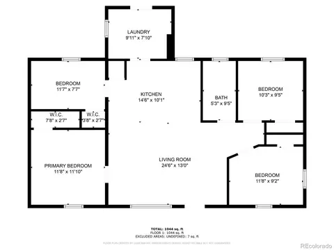 Floorplan - 203 W 8th St, Florence, CO 81226 photo 1 of 1