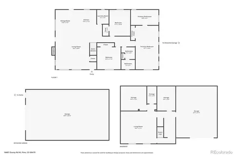 Floorplan - 16687 Ouray Rd W, Pine, CO 80470 photo 1 of 1