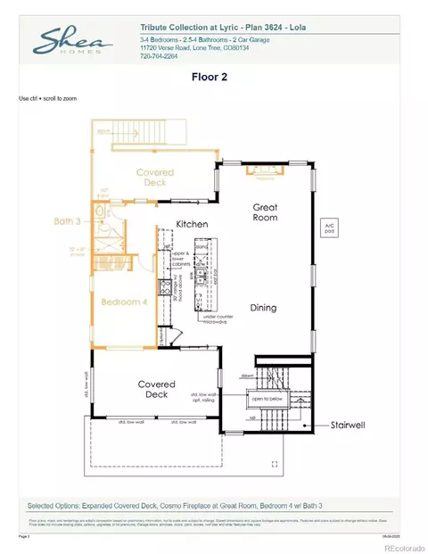 Floorplan - 11567 Amplify Cir, Lone Tree, CO 80124 photo 2 of 3