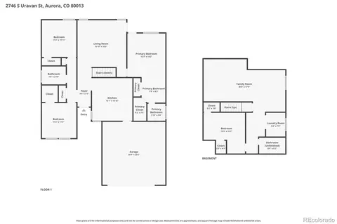 Floorplan - 2746 S Uravan St, Aurora, CO 80013 photo 3 of 3