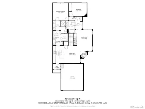 Floorplan - 24919 E Alder Dr, Aurora, CO 80016 photo 1 of 2