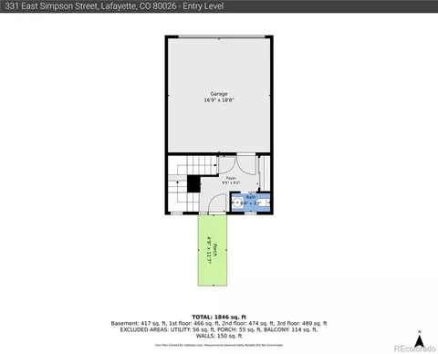 Floorplan - 331 E Simpson St, Lafayette, CO 80026 photo 2 of 5