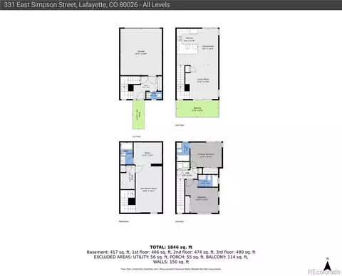 Floorplan - 331 E Simpson St, Lafayette, CO 80026 photo 5 of 5