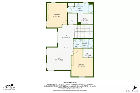 Floorplan - 9630 E 63rd Pl, Denver, CO 80238 photo 3 of 3