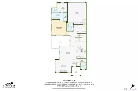 Floorplan - 9630 E 63rd Pl, Denver, CO 80238 photo 2 of 3