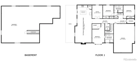 Floorplan - 25536 E 1st Ave, Aurora, CO 80018 photo 1 of 3