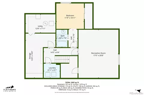 Floorplan - 3333 E Florida Ave #78, Denver, CO 80210 photo 2 of 3