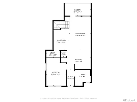 Floorplan - 2336 Spruce St #D, Boulder, CO 80302 photo 1 of 2