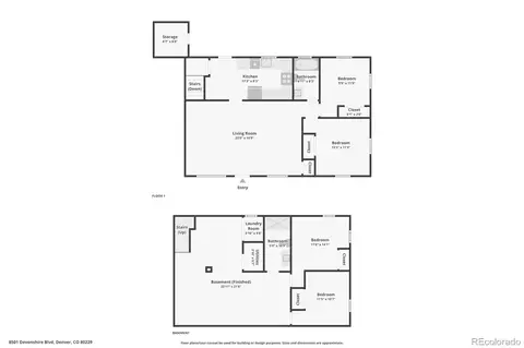 Floorplan - 8501 Devonshire Blvd, Denver, CO 80229 photo 2 of 3