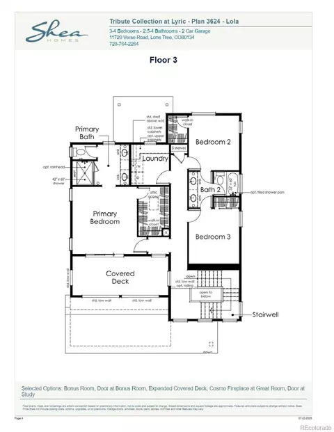 Floorplan - 12110 Octave Ave, Lone Tree, CO 80124 photo 3 of 3