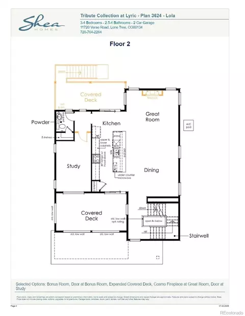 Floorplan - 12110 Octave Ave, Lone Tree, CO 80124 photo 2 of 3