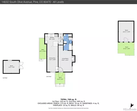 Floorplan - 14032 S Olive Ave, Pine, CO 80470 photo 1 of 1