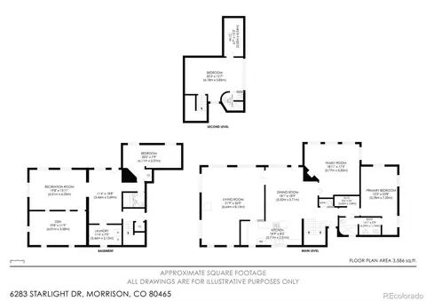 Floorplan - 6283 Starlight Dr, Morrison, CO 80465 photo 1 of 1
