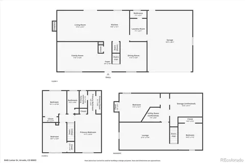 Floorplan - 8445 Lamar Dr, Arvada, CO 80003 photo 4 of 4