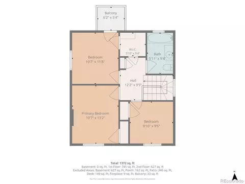 Floorplan - 1319 E 23rd Ave, Denver, CO 80205 photo 2 of 3