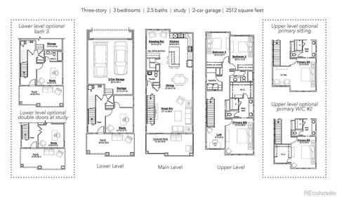 Floorplan - 14472 Tranquil Ct, Morrison, CO 80465 photo 1 of 1