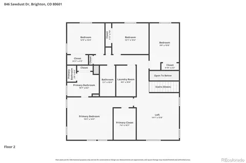 Floorplan - 846 Sawdust Dr, Brighton, CO 80601 photo 3 of 3
