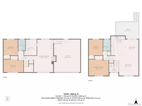 Floorplan - 14653 E 13th Cir, Aurora, CO 80011 photo 1 of 1