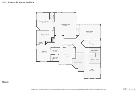 Floorplan - 25021 E Indore Pl, Aurora, CO 80016 photo 3 of 3