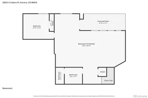 Floorplan - 25021 E Indore Pl, Aurora, CO 80016 photo 1 of 3
