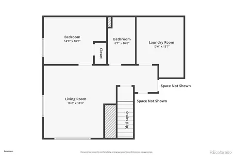 Floorplan - 7492 E Bates Dr, Denver, CO 80231 photo 2 of 3