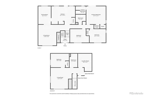 Floorplan - 7492 E Bates Dr, Denver, CO 80231 photo 3 of 3