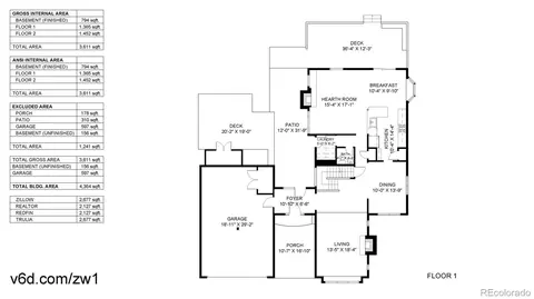 Floorplan - 8432 E Long Ave, Centennial, CO 80112 photo 1 of 3