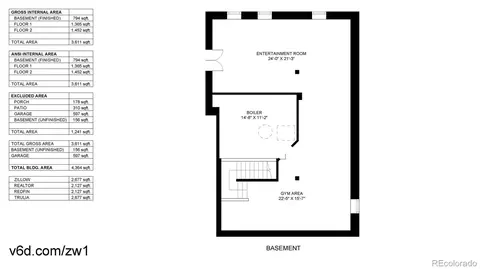 Floorplan - 8432 E Long Ave, Centennial, CO 80112 photo 3 of 3