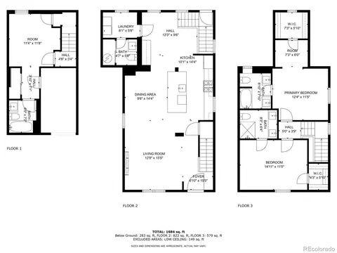 Floorplan - 2019 E 20th Ave, Denver, CO 80205 photo 1 of 4