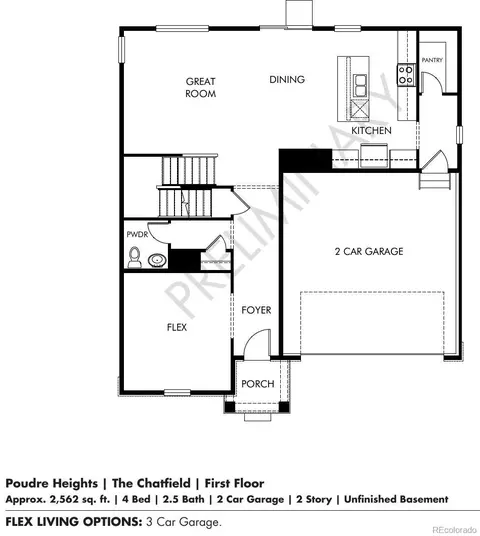 Floorplan - 1206 Spring Creek Dr, Windsor, CO 80550 photo 1 of 3