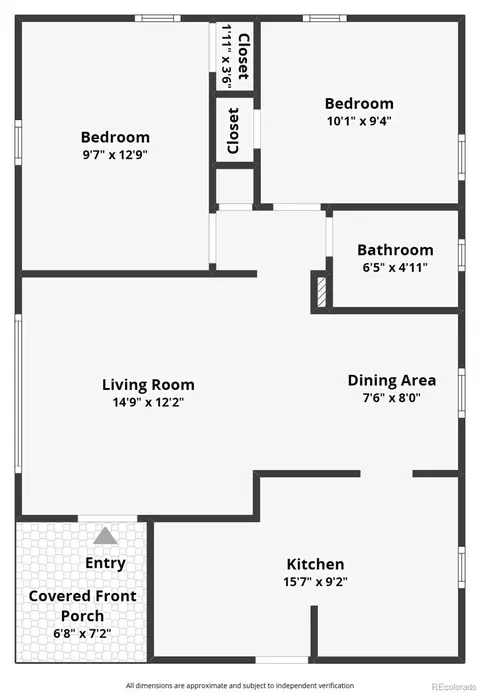 Floorplan - 4906 Tejon St, Denver, CO 80221 photo 1 of 1