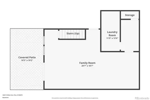 Floorplan - 34431 Chilton Ave, Pine, CO 80470 photo 2 of 3