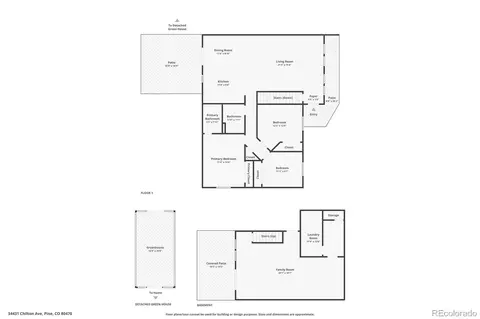 Floorplan - 34431 Chilton Ave, Pine, CO 80470 photo 1 of 3