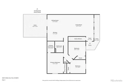 Floorplan - 34431 Chilton Ave, Pine, CO 80470 photo 3 of 3