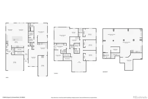Floorplan - 17668 Eclipse St, Broomfield, CO 80023 photo 1 of 1