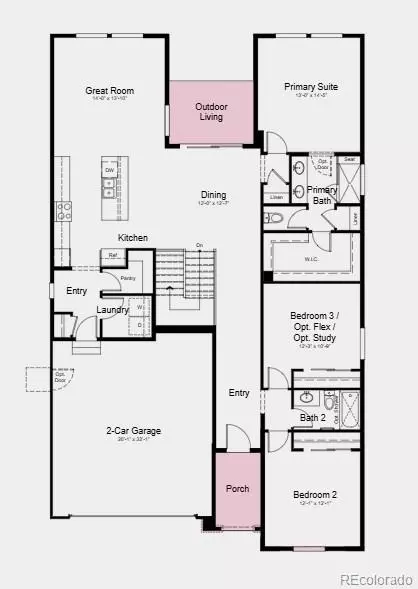 Floorplan - 17065 W 92nd Loop, Arvada, CO 80007 photo 1 of 2