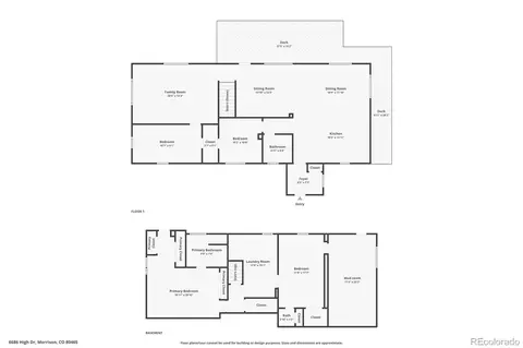 Floorplan - 6686 High Dr, Morrison, CO 80465 photo 3 of 3