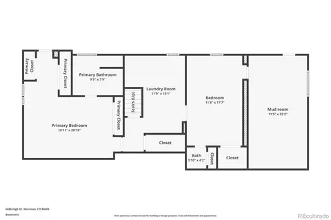 Floorplan - 6686 High Dr, Morrison, CO 80465 photo 2 of 3