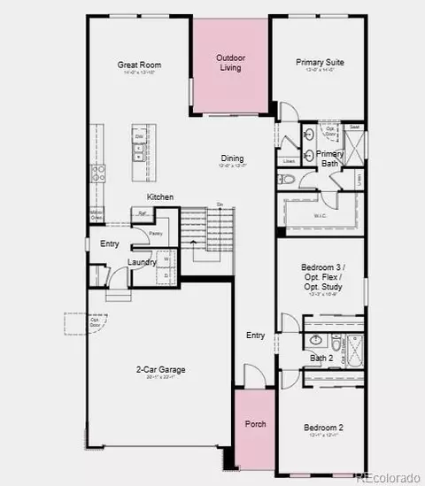 Floorplan - 17146 W 92nd Loop, Arvada, CO 80007 photo 1 of 3