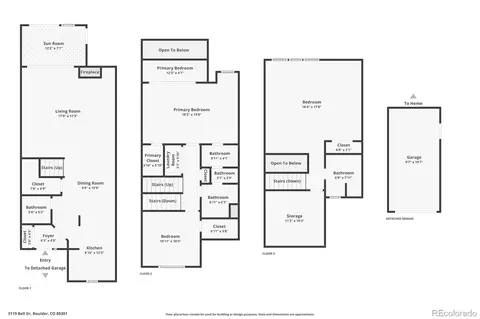 Floorplan - 3119 Bell Dr, Boulder, CO 80301 photo 1 of 1