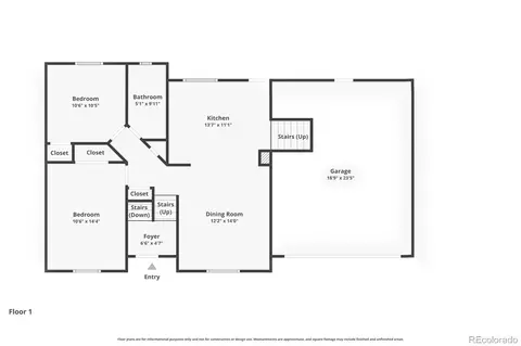 Floorplan - 15726 E Bails Dr, Aurora, CO 80017 photo 1 of 2