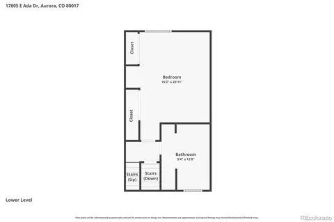 Floorplan - 17805 E Ada Dr, Aurora, CO 80017 photo 3 of 4