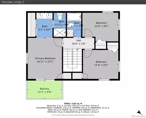 Floorplan - 150 Cedar Rd, Evergreen, CO 80439 photo 2 of 4