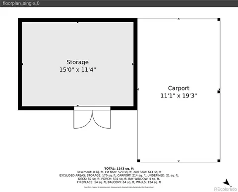 Floorplan - 150 Cedar Rd, Evergreen, CO 80439 photo 3 of 4
