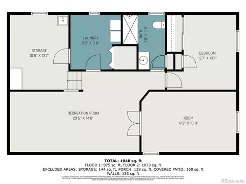 Floorplan - 5502 E Center Ave, Denver, CO 80246 photo 2 of 2