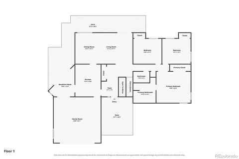 Floorplan - 511 E 3rd Ave, Castle Rock, CO 80108 photo 1 of 2