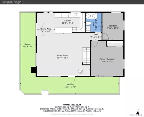 Floorplan - 31556 Griffin Dr, Conifer, CO 80433 photo 2 of 3