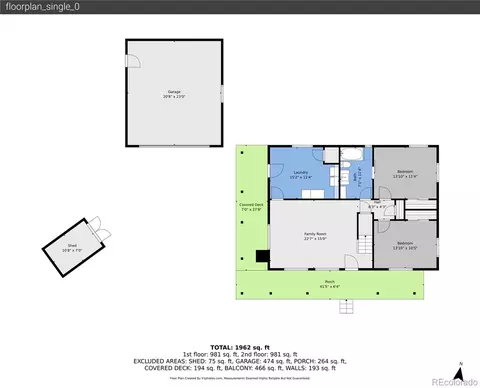 Floorplan - 31556 Griffin Dr, Conifer, CO 80433 photo 1 of 3