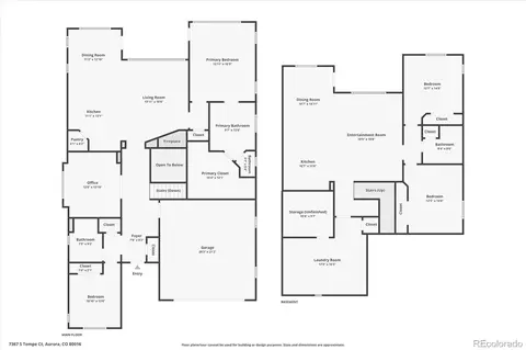 Floorplan - 7367 S Tempe Ct, Aurora, CO 80016 photo 1 of 1