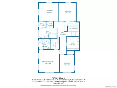 Floorplan - 2700 E Bates Ave, Denver, CO 80210 photo 4 of 4
